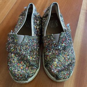 Toms Glitter Slides